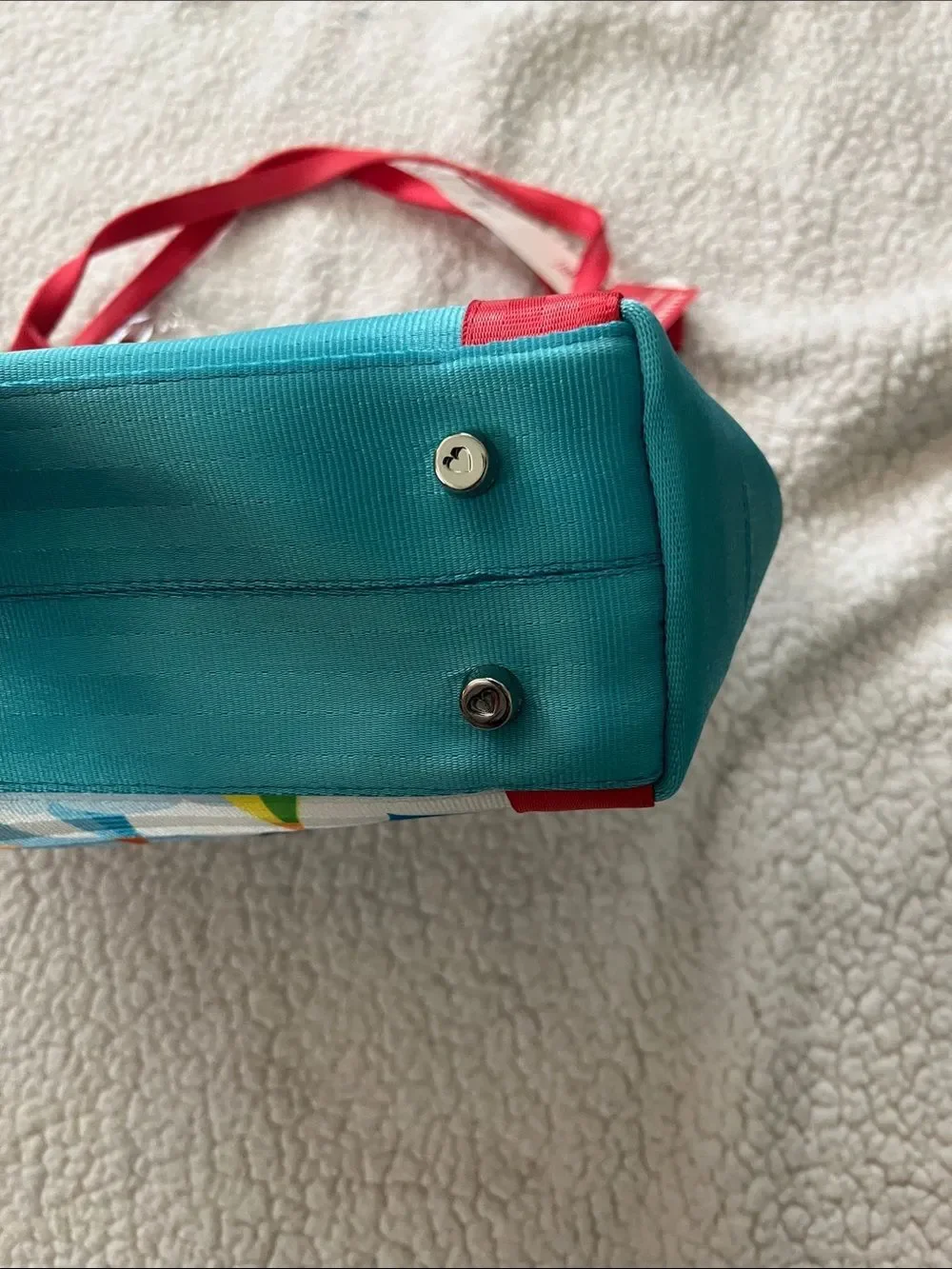 Harveys Dumbo Blue Tote with Pink Straps